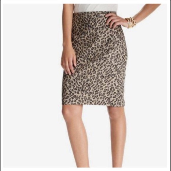 LOFT Dresses & Skirts - LOFT Pencil Skirt Cheetah Leopard Animal Print 4